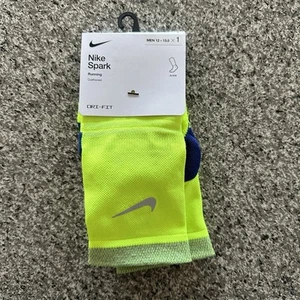 Nike Spark Running Socks Ankle Cushioned Men’s Size 12-13.5 One Pair Reflective - Picture 1 of 6