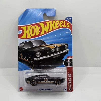 2025 Hot Wheels MUSTANG 60 3/5 '67 Shelby GT500 161/250 (Black) - Image 1 of 2
