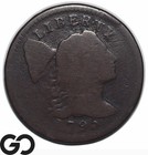 1795 Large Cent, Flowing Hair *Highly Collectible* RARE Early American Copper