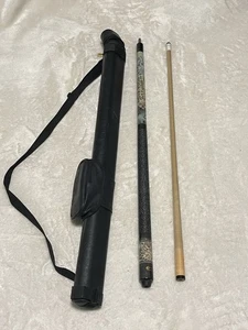 Taco de billar McDermott 1997 de colección leopardo de las nieves varilla de arce con estuche rígido imperial - Imagen 1 de 17