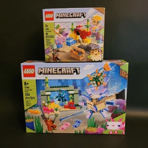 LEGO Minecraft 21180 Die Wächterschlacht und 21164 Das Korallenriff - Bild 1 von 12