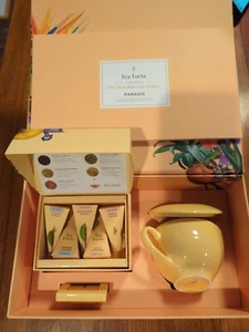 Tea Forte New York Botanical Garden "Paradis" Gift Set Tea-Tea Caddy-Cup w/Lid - Picture 1 of 3