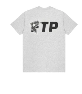 FTP x Famous Logo Tee Grau Größe 3XL (In Hand) - Bild 1 von 3