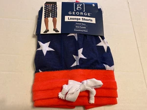 Pantalones cortos de salón George para hombre estampado de estrella de terry francés - Imagen 1 de 12