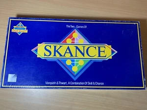 Skance Board Game 2 Games Of Vanquish & Thwart Combination Skill & Chance 1987 - Picture 1 of 5