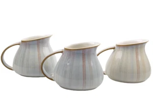 DENBY Stoneware Mist Falls Small Jugs Set/3 Seconds England New - Picture 1 of 6