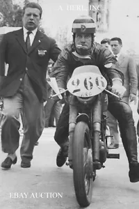 Fotografía de carreras de motocicletas Giuliano Maoggi Ducati Marianna 125cc icónica - Imagen 1 de 1