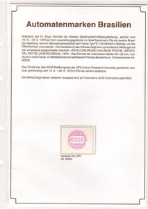 ATM RARITÀ Brasile n.1 MNH e su bella lettera - Foto 1 di 2