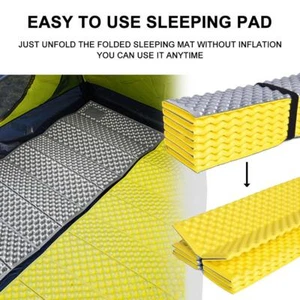Portable Camping Mat Foam Sleeping Pad Waterproof Trekking Picnic Travel Mattres - Picture 1 of 24