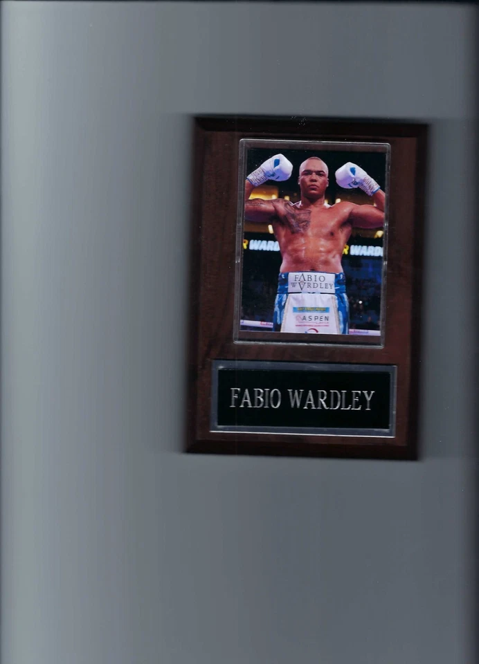 PLACA FOTO BOXE FABIO WARDLEY - Imagem 1 de 1