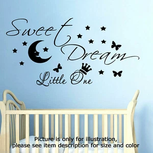 Sweet Dreams- quote wall art, Nursery decor, Kids bedroom wall, kid wall art - Picture 1 of 7