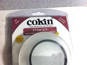 Genuine Cokin 67mm UV Lens Protector Safety Glass Lens Filter Dust Scratch 67 mm - Picture 1 of 5