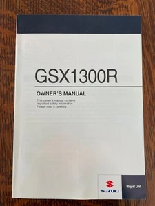 Suzuki GSX 1300R Motorcycle Owner's Manual Booklet part no. 99011-15H53-03A - Imagen 1 de 3