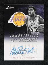 2013-14 Panini Intrigue Immortalized Platinum 1/1 Magic Johnson #54 Auto HOF
