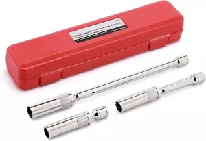 3PCS 3/8"Drive Spark Plug Socket Set, 14mm, 9/16", 5/8" Thin Wall Socket........ - Picture 1 of 6