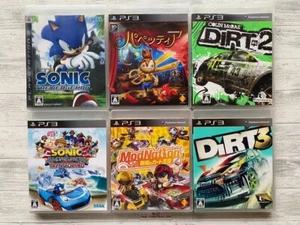 SONY PS3 Sonic The Hedgehog & Racing & Papettia Modnation & Colin McRae Dirt 2 3 - Picture 1 of 14