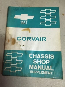 Corvair Chevrolet Shop Manual Chassis Supplement 1967 NOS - Bild 1 von 3