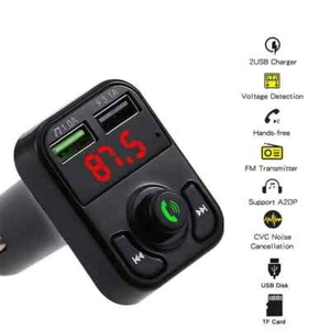 KFZ Bluetooth FM Transmitter Auto Radio MP3 Player Dual USB Ladegerät Adapter DE - Bild 1 von 14