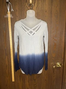 American Eagle Soft & Sexy Tee Size XS Long Sleeve Color Fade - Picture 1 of 3
