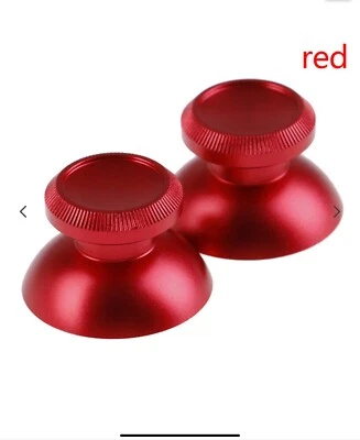 Juego de 2 piezas de tapa de agarre de palo de pulgar para joystick analógico de metal para PS4 XBOX ONE Foto 1 de 4