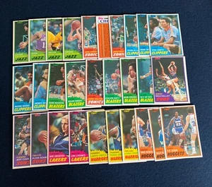 1981-82 TOPPS BASKETBALL WEST #67-110 41/44 TARJETA JUEGO CASI COMPLETO NÍTIDO - Imagen 1 de 2