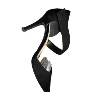 Sandler Suede Black Heels. Size 8 - Picture 1 of 4