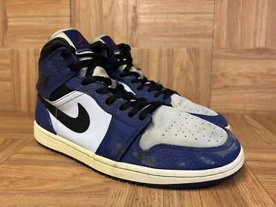 RARO🔥 Nike Air Jordan 1 Retro Mid SE Deep Royal Blue 2018 Talla 11 852542-400 Foto 1 de 4