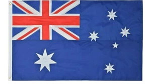 Australian Flag  2ft X4.5 Ft red blue white wall flag aussie - Picture 1 of 12