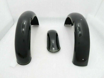 NORTON ES2 BLACK PAINTED FRONT AND REAR MUDGUARD SET - Изображение 1 из 3