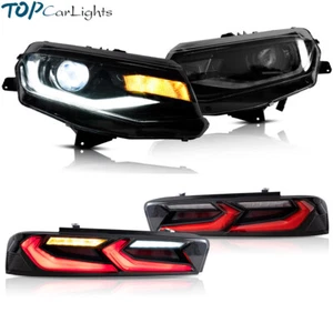 Faros LED VLAND + luces traseras LED rojas para Chevrolet Chevy Camaro 2016-2018 - Imagen 1 de 22