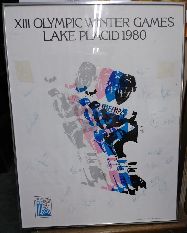1980 "MIRACLE ON ICE" USA Olympic Hockey Team Signed at the White House document - Image 1 of 4