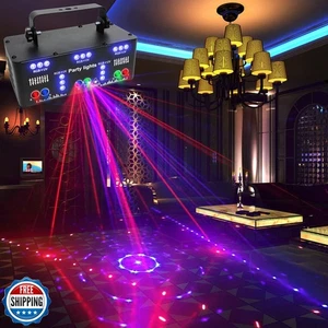 21 Augen Party Lichter Dj Disco Licht Stroboskop Bühnenlicht Sound Acti - Bild 1 von 5