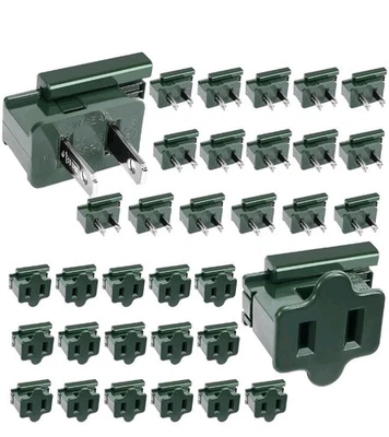 32Pcs Light Slip Plug SPT-1 Vampire Plugs Male and Female Zip Plug Black Elect - Image 1 of 4