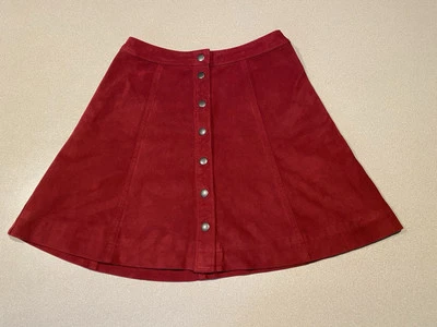 Minifalda Abercrombie & Fitch imitación gamuza frente a presión talla junior niñas talla 0 Foto 1 de 4