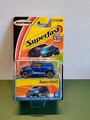 Matchbox Superfast 35 Years #45 Chrysler Panel Cruiser Blue 2004 - Image 1 of 3