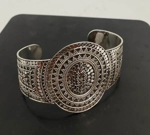 Brazalete Extraordinario Garantizado Plata de Ley 925 Estilo Vintage S 7" N-5 - Imagen 1 de 11