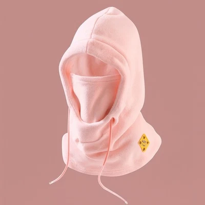 Зимний флисовый капюшон из балаклавы — ветрозащитная тепловая маска для езды на открытом воздухе - Изображение 1 из 4