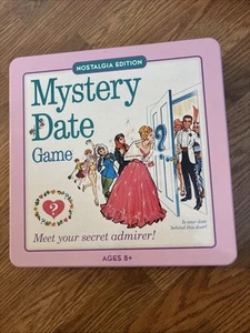Mystery Date Nostalgia Edition Tin Box Classic Board Game 2014 - Picture 1 of 3