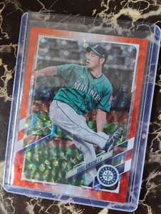 2021 Topps Yusei Kikuchi Orange Foil Numbered 122/299 - Picture 1 of 2