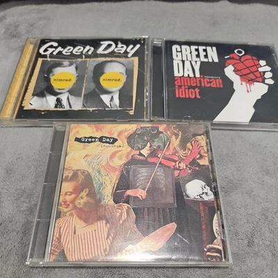Green Day  Lot of 3 CDs  insomniac, nimrod, american idiot. Foto 1 de 4