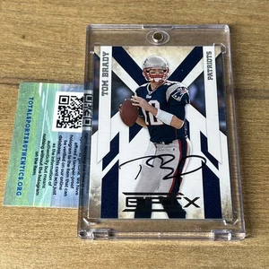 Tom Brady signed Autogrammkarte mit COA HOLO New England Patriots Panini 2010 - Bild 1 von 13