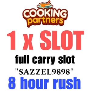 1 x slot ( 8 hour )  Cooking partner Full Carry Monopoli_Go! - Top Seller 🔝 - Picture 1 of 1