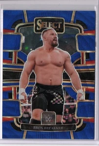 2024 BRON BREAKKER 01/49 PANINI SELECT WWE CONCOURSE WAVE BLUE RAW - Picture 1 of 2