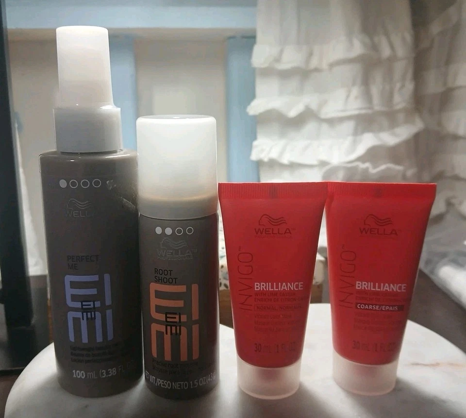 Bálsamo de belleza Wella Professionals EIMI Perfect Me 3,38 oz + mousse raíz + 2x máscara Foto 1 de 1