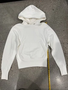 Suéter con Capucha Helmut Lang 100% Algodón Blanco Talla XS - Imagen 1 de 7
