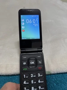 Alcatel U102AC Debut Flip (Cricket Handy) blau - Bild 1 von 12