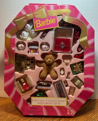 Barbie 1998 'Colección especial - Juego de regalo de regalos navideños' #20203 en caja original Foto 1 de 4