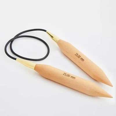 KnitPro JUMBO Birch Rundstricknadeln in verschiedenen Stärken und Längen - Bild 1 von 3