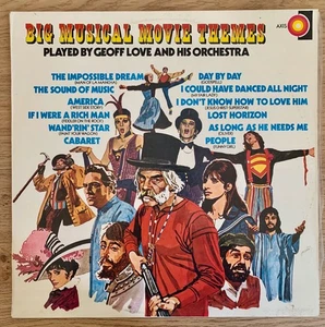 Geoff Love And His Orchestra – Big Musical Movie Themes LP 12" 1973 - Picture 1 of 3