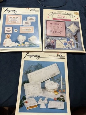 Imaginating Vintage Cross Stitching Booklets Girls Elegant Rainbow Chasers - Image 1 of 4
